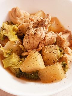 鶏肉と大根のバター醤油煮-レシピのメイン写真