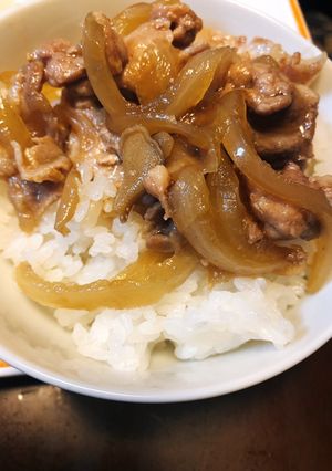 我が家の常備菜　豚と玉ねぎの牛丼風-レシピのメイン写真