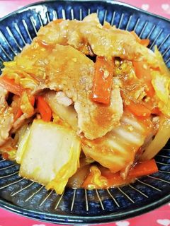 豚こま白菜のピリ辛みそ炒め-レシピのメイン写真