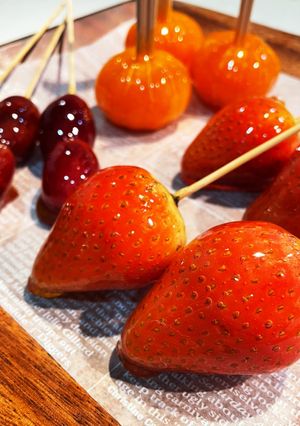 屋台の味　簡単！いちご&フルーツ飴-レシピのメイン写真