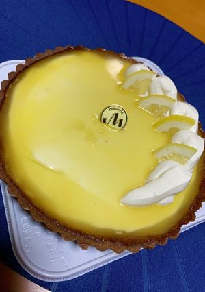 レモンのレアチーズタルト　試作品　-レシピのメイン写真