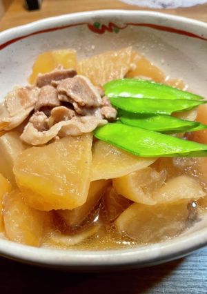 ホロホロな大根と豚バラの煮物-レシピのメイン写真
