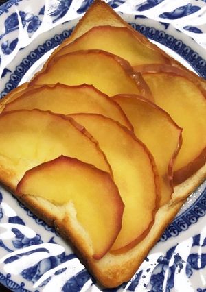 サクサクりんごトースト-レシピのメイン写真