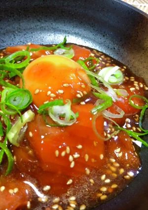 つまみでも丼でも！簡単本格サーモンユッケ-レシピのメイン写真