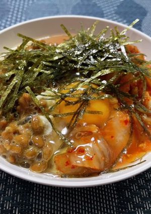 韓国風！畑の牛丼絹やっこ-レシピのメイン写真