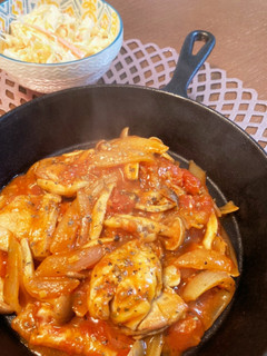 シロさんの鶏肉のトマト煮込み-レシピのメイン写真