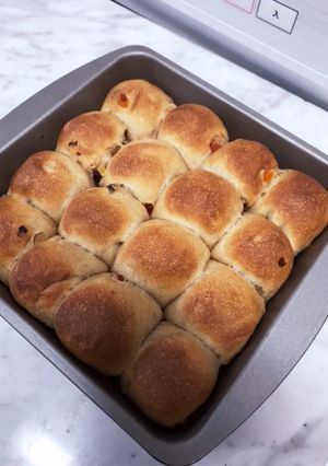 全粒粉と玄米粉のちぎりパン-レシピのメイン写真