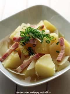 炊飯器で簡単!バター風味の洋風肉じゃが♪-レシピのメイン写真