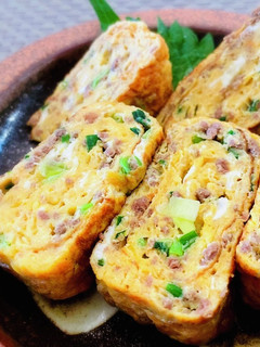肉そぼろ入り卵焼き-レシピのメイン写真
