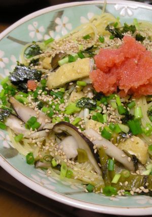 旦那が作る絶品☆高菜めんたいスパ☆-レシピのメイン写真