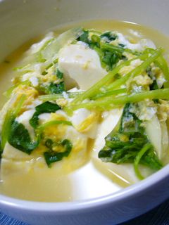 絹ごし豆腐で☆煮やっこの卵とじ-レシピのメイン写真