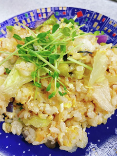 市販のカット野菜で♡簡単!レタス炒飯♡-レシピのメイン写真