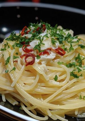 全パスタの基本「ペペロンチーノ」-レシピのメイン写真