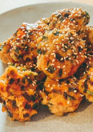 【照り焼き】たっぷりニラの鶏つくね-レシピのメイン写真