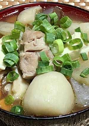 うちの鶏肉入り具沢山けんちん汁-レシピのメイン写真