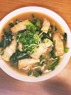 高野豆腐の豚バラ巻き味噌仕立て-レシピのメイン写真