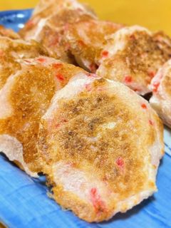 簡単おつまみ♫山芋の紅生姜焼き-レシピのメイン写真