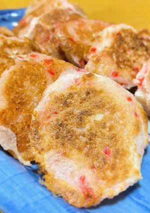 簡単おつまみ♫山芋の紅生姜焼き-レシピのメイン写真
