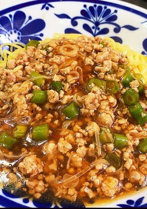 ひき肉餡掛け　焼きそば-レシピのメイン写真