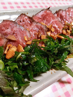 簡単なのに絶品♬︎【♡牛肉のタタキ♡】-レシピのメイン写真