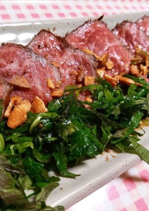 簡単なのに絶品♬︎【♡牛肉のタタキ♡】-レシピのメイン写真