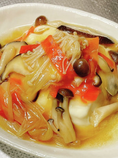 簡単!中華風あんかけ湯豆腐-レシピのメイン写真