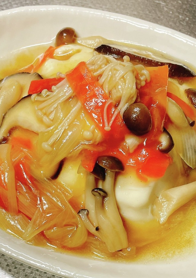 簡単！中華風あんかけ湯豆腐-レシピのメイン写真