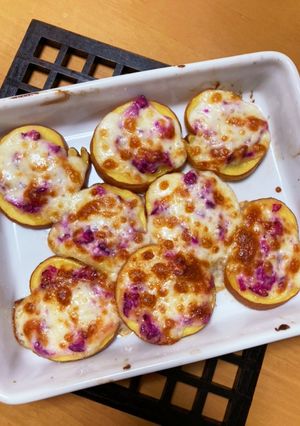 伊達巻でしば漬けチーズ焼き〜♪-レシピのメイン写真