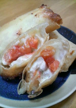 鶏とトマトの春巻き-レシピのメイン写真