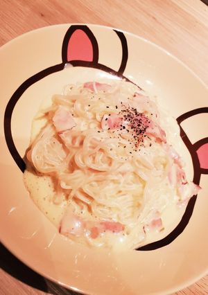 【覚書】しらたきのカルボナーラ-レシピのメイン写真