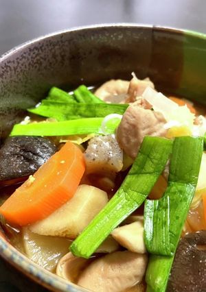 免疫力UP☆にら入りモツ煮-レシピのメイン写真