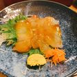平目の葛醤油和え