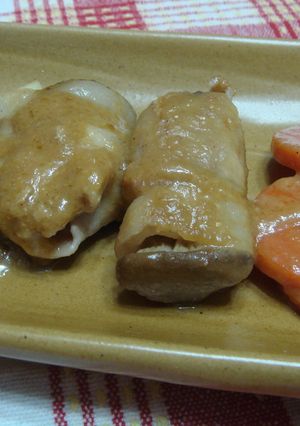 味噌ダレ　エリンギの豚肉巻き-レシピのメイン写真
