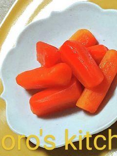 人参のグラッセ★付け合わせに甘うま~-レシピのメイン写真