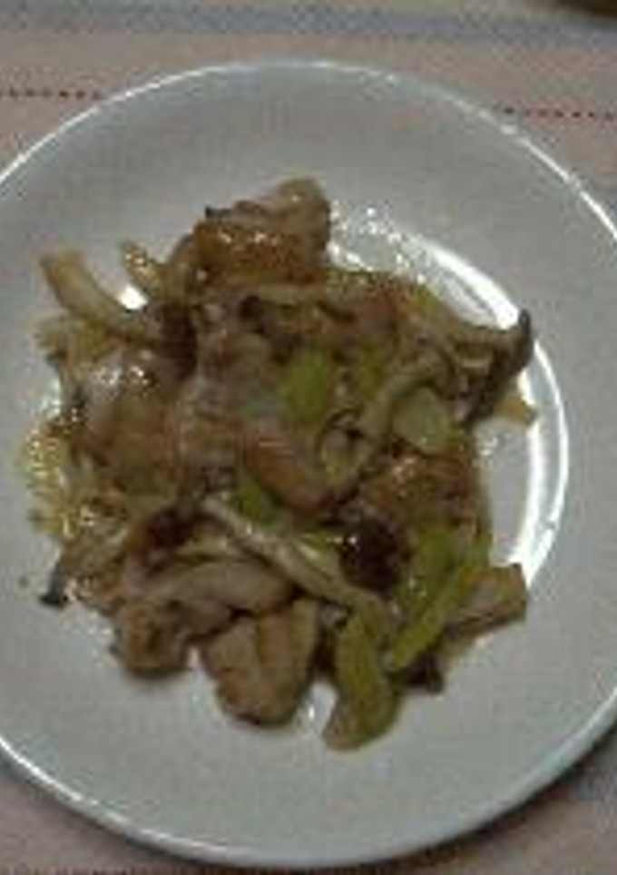 鶏肉ときのこの中華炒め-レシピのメイン写真