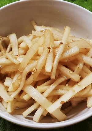 ごま油香る大根の即席漬け-レシピのメイン写真