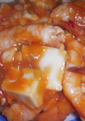 海老チリ豆腐-レシピのメイン写真