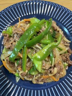 牛肉ピーマン炒め-レシピのメイン写真