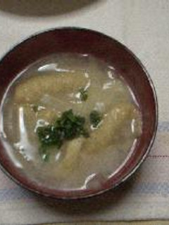 油揚げと大根の味噌汁-レシピのメイン写真