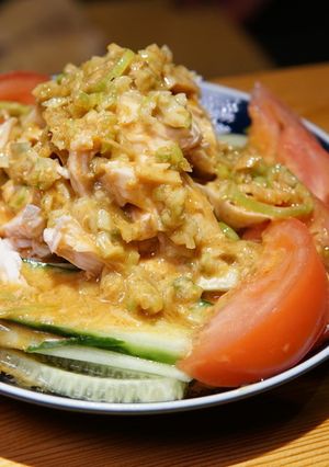 サラダチキンをさらに美味しく！「棒々鶏」-レシピのメイン写真