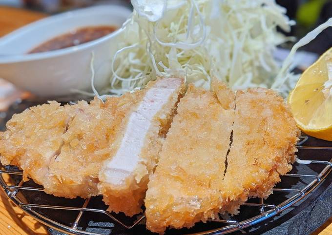 豚カツ とんかつ トンカツ×5 キャベツ千切り レモン からし 半月