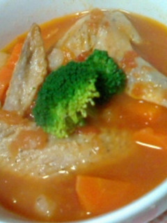 鶏手羽の野菜たっぷりトマトスープ☆-レシピのメイン写真
