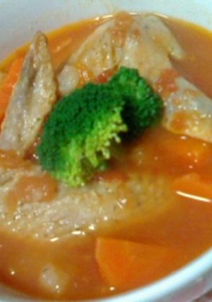鶏手羽の野菜たっぷりトマトスープ☆-レシピのメイン写真