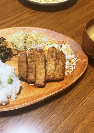 糖尿対策ワンプレ・豚の厚切りしょうが焼き-レシピのメイン写真