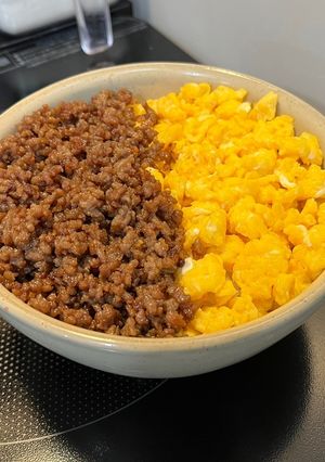 そぼろ丼-レシピのメイン写真