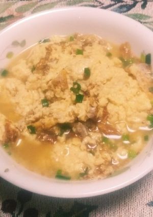 おでんの余り出汁をスクランブルeggに！-レシピのメイン写真