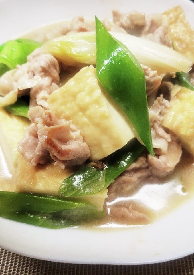 豚肉と厚揚げ、しめじの煮物-レシピのメイン写真