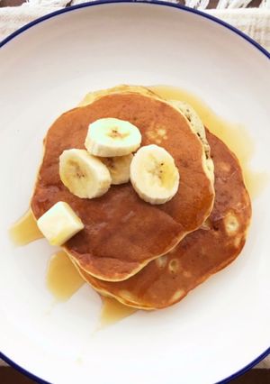米粉でバナナパンケーキ(GF)-レシピのメイン写真