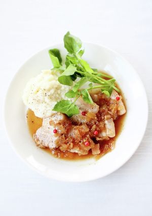 プルンと柔らか【豚ばらのバルサミコ煮】-レシピのメイン写真