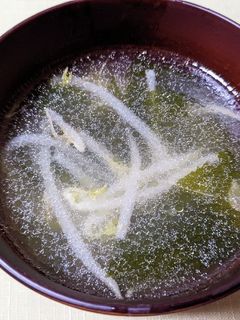 もやしとわかめの生姜中華スープ-レシピのメイン写真